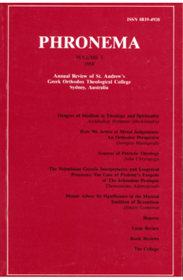 Phronema Volume 3, 1988